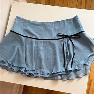 Kimchi Blue Light Blue Skater Skirt